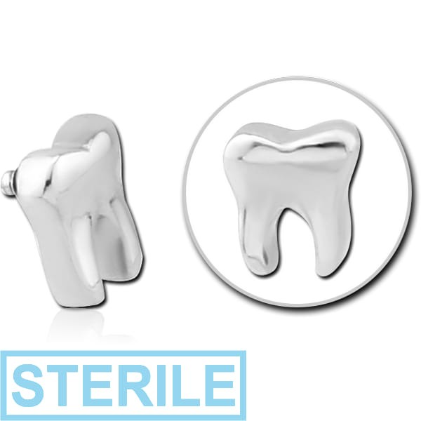 STERILE SURGICAL STEEL MICRO ATTACHMENT FOR 1.2MM INTERNALLY THREADED PINS - TOOTH