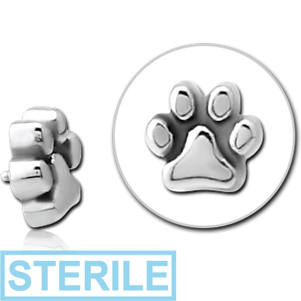 STERILE SURGICAL STEEL MICRO ATTACHMENT FOR 1.2MM INTERNALLY THREADED PINS - PLAIN ANIMAL PAW