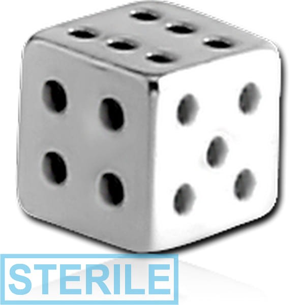 STERILE SURGICAL STEEL MICRO DICE