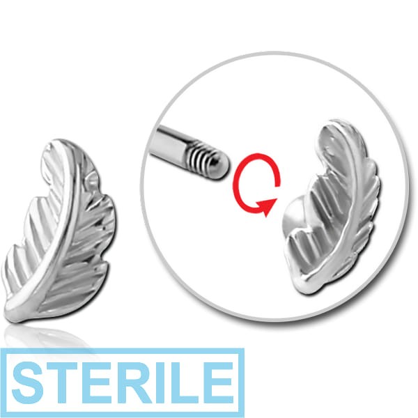 STERILE SURGICAL STEEL MICRO THREADED LEAF ATTACHMENT