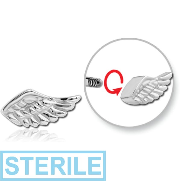 STERILE SURGICAL STEEL MICRO THREADED WING ATTACHMENT