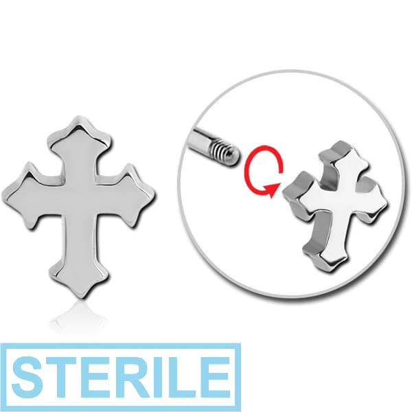STERILE SURGICAL STEEL MICRO THREADED CROSS ATTACHMENT