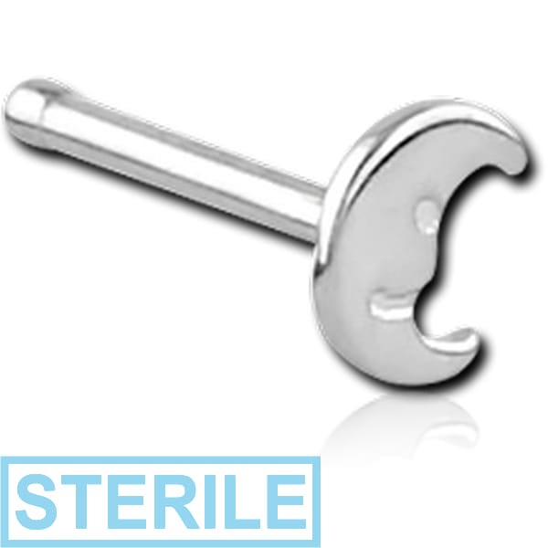 STERILE SURGICAL STEEL MOON NOSE BONE