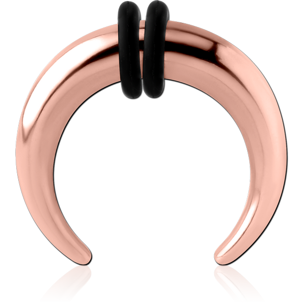ROSE GOLD PVD COATED SURGICAL STEEL CIRCULAR CLAWS