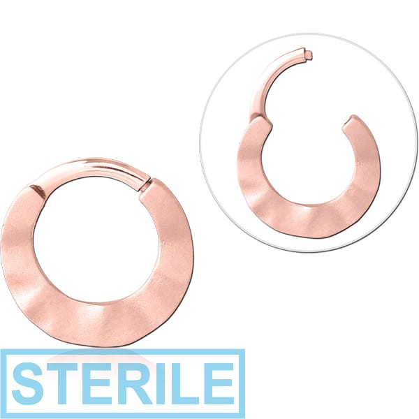 STERILE ROSE GOLD PVD COATED SURGICAL STEEL MULTI PURPOSE CLICKER
