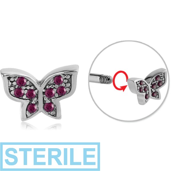 STERILE SURGICAL STEEL ATTACHMENT FOR 1.6 MM THREADED PIN - BUTTERFLY