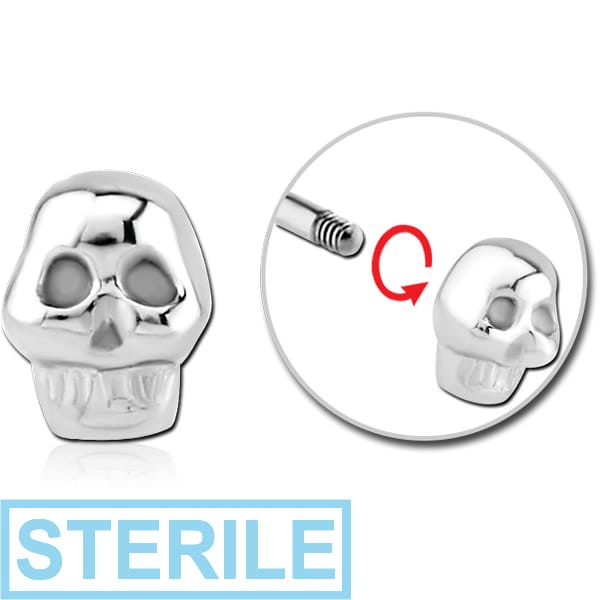 STERILE SURGICAL STEEL ATTACHMENT FOR 1.6MM THREADED PINS - SKULL
