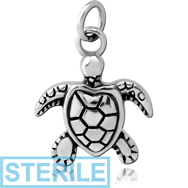 STERILE SURGICAL STEEL CHARM - TURTLE