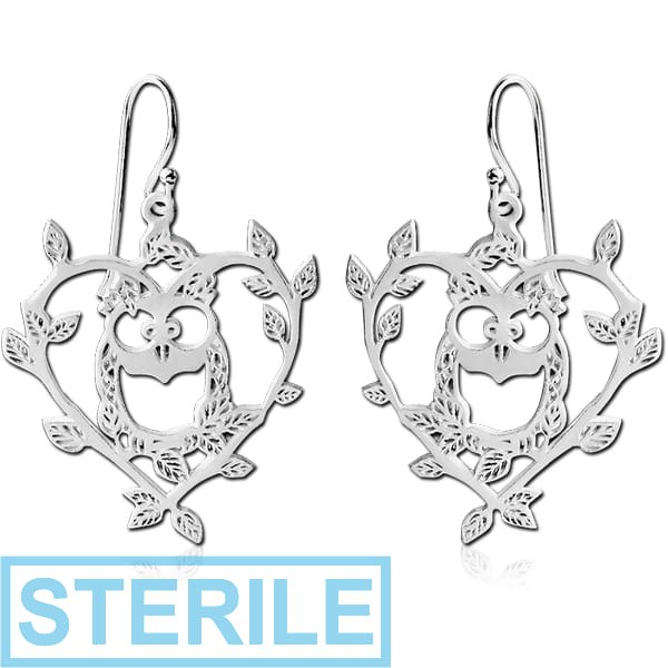 STERILE SURGICAL STEEL EARRINGS - VINES