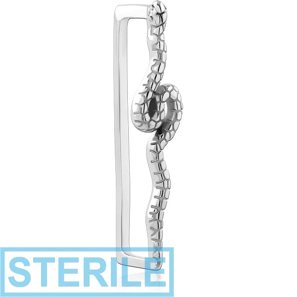 STERILE SURGICAL STEEL JEWELLED EAR CUFF