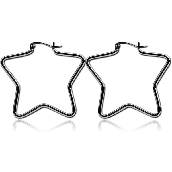 STERILE SURGICAL STEEL WIRE HOOP EARRINGS