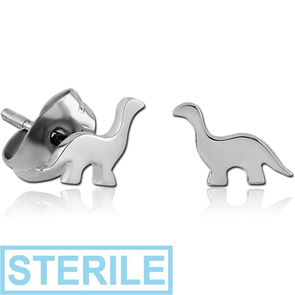 STERILE SURGICAL STEEL EAR STUDS PAIR - DINAZORE