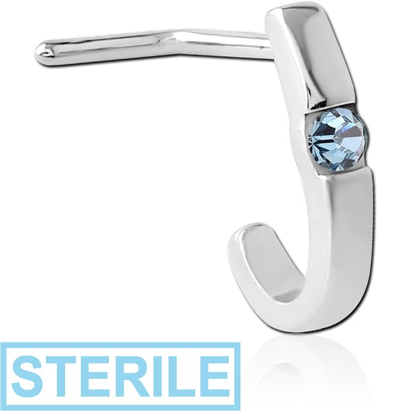 STERILE SURGICAL STEEL 90 DEGREE JEWELLED WRAP