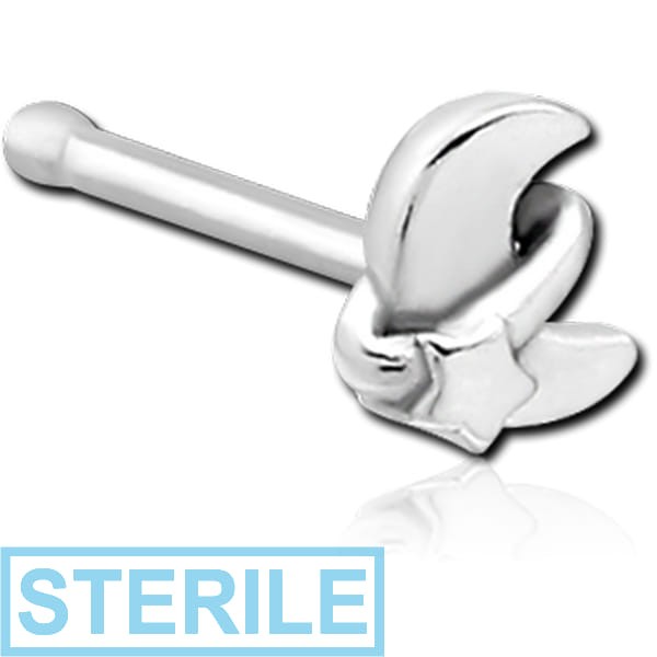 STERILE SURGICAL STEEL NOSE BONE