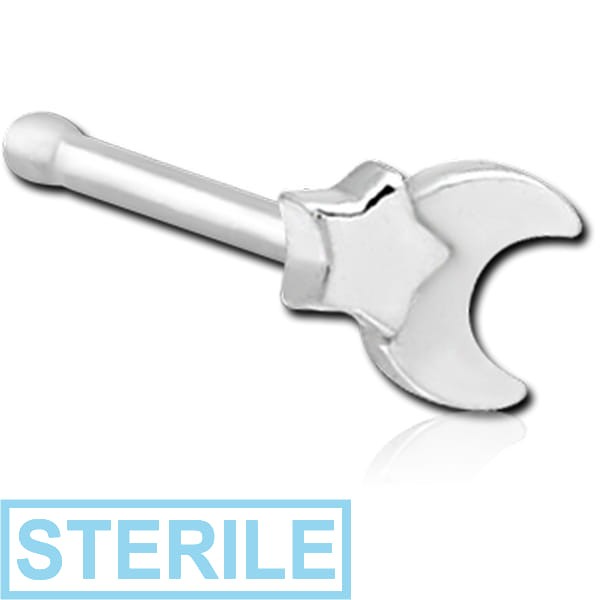 STERILE SURGICAL STEEL NOSE BONE