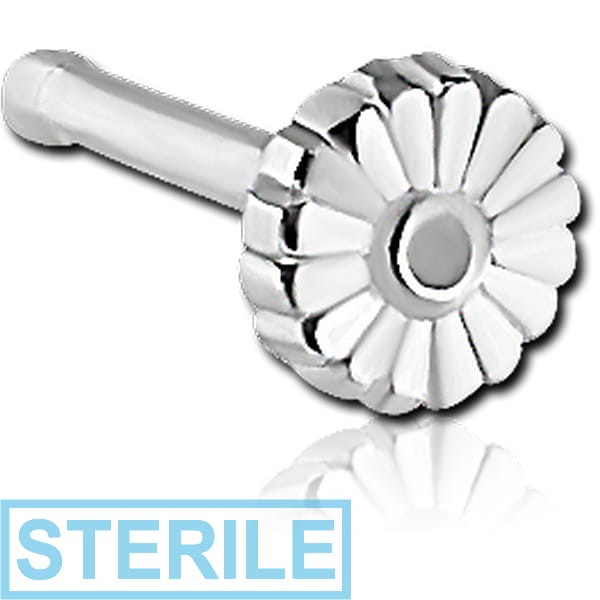 STERILE SURGICAL STEEL FLOWER NOSE BONE