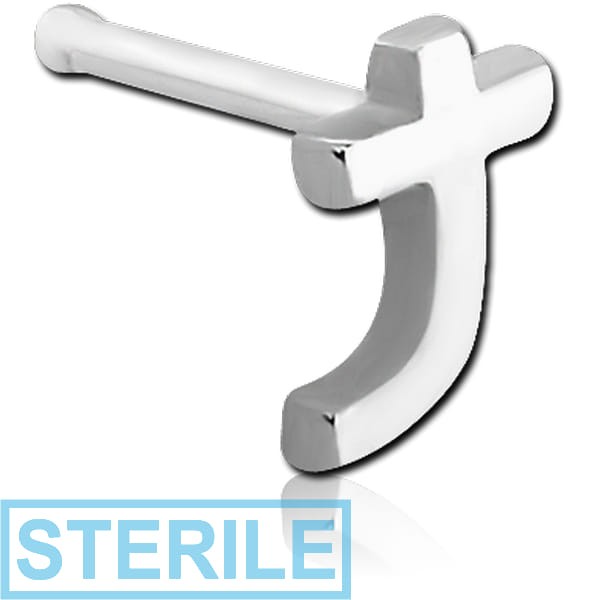 STERILE SURGICAL STEEL NOSE BONE - T