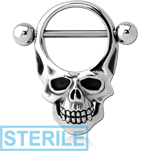 STERILE SURGICAL STEEL NIPPLE SHIELD - ROUND SKULL