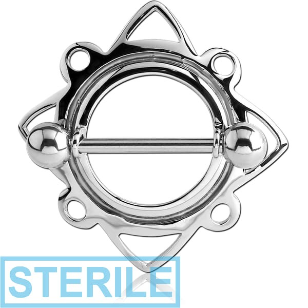 STERILE SURGICAL STEEL NIPPLE SHIELD