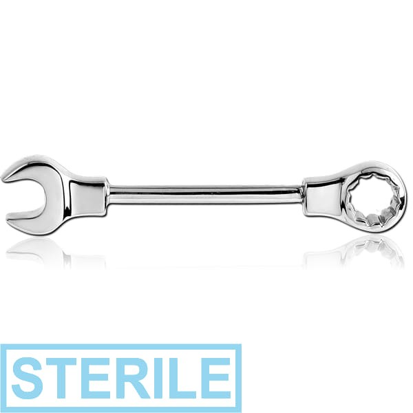 STERILE SURGICAL STEEL NIPPLE BAR - WRENCH