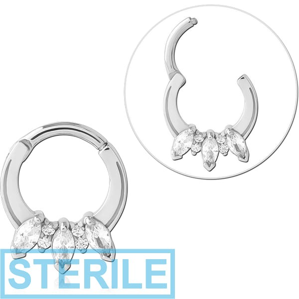 STERILE SURGICAL STEEL JEWELLED MULTI PURPOSE CLICKER
