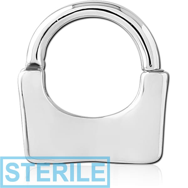STERILE SURGICAL STEEL HINGED SEPTUM CLICKER