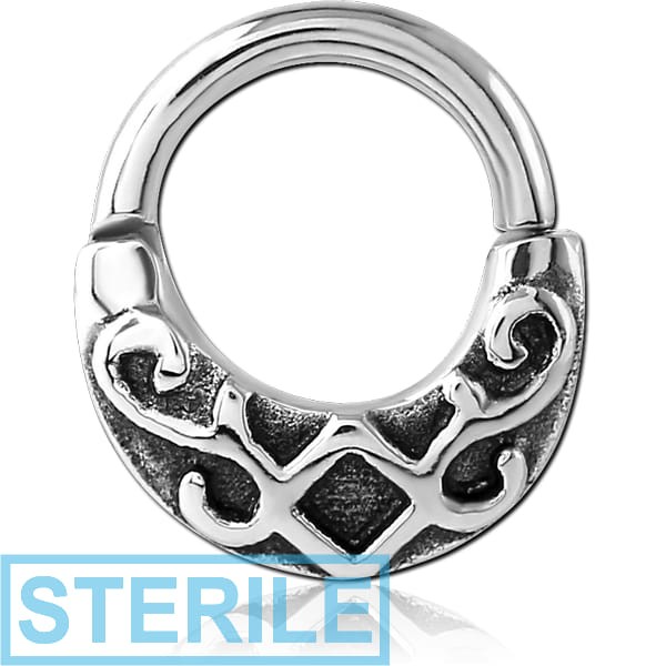STERILE SURGICAL STEEL HINGED SEPTUM CLICKER