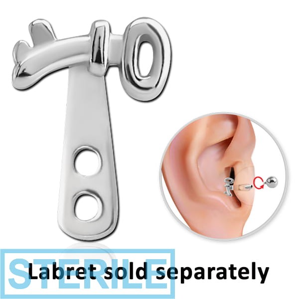 STERILE SURGICAL STEEL TRAGUS WRAP - KEY
