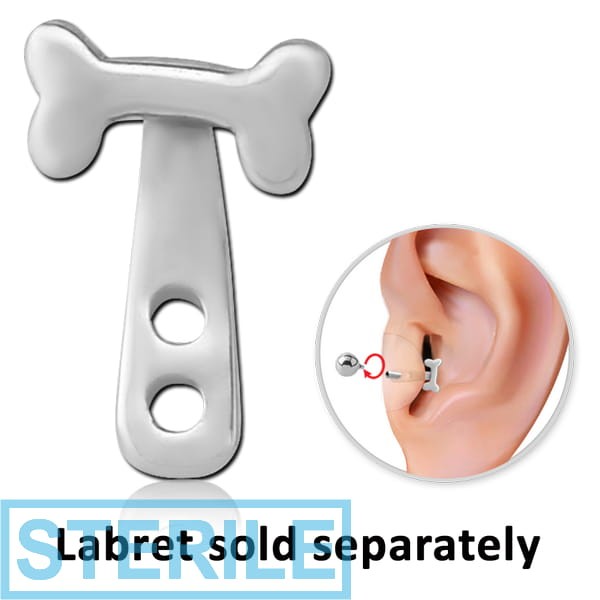 STERILE SURGICAL STEEL TRAGUS WRAP - BONE
