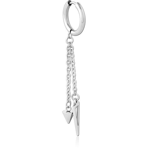 316L SURGICAL STEEL STERILE FASHION HOOP EARRING