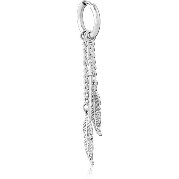 316L SURGICAL STEEL STERILE FASHION HOOP EARRING