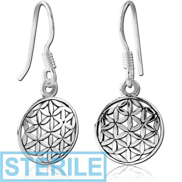 STERILE STERLING SILVER 925 EARRINGS PAIR - FILIGREE