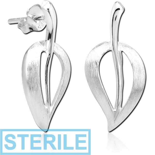 STERILE STERLING SILVER 925 EAR STUDS PAIR