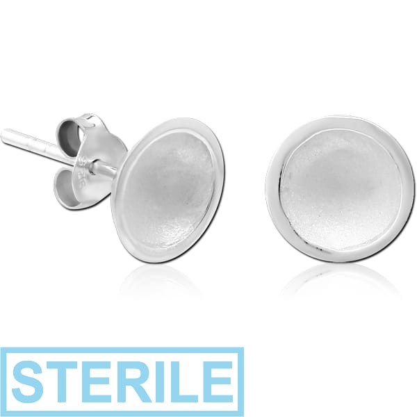 STERILE STERLING SILVER 925 EAR STUDS PAIR