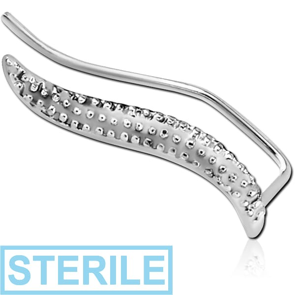 STERILE STERLING SILVER 925 EAR VINE - RIGHT