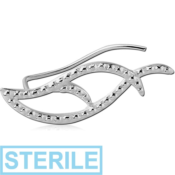 STERILE STERLING SILVER 925 EAR VINE - LEFT