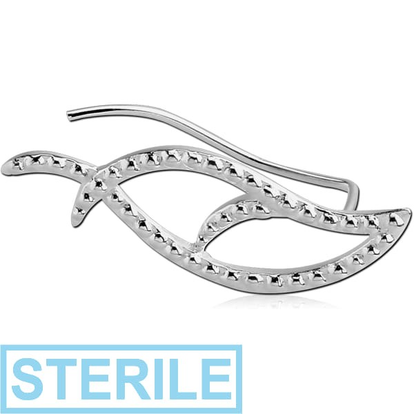 STERILE STERLING SILVER 925 EAR VINE - RIGHT