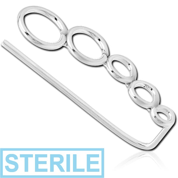 STERILE STERLING SILVER 925 EAR VINE - RIGHT