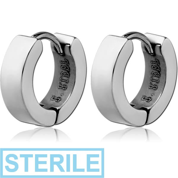 STERILE STAINLESS STEEL HUGGIES PAIR