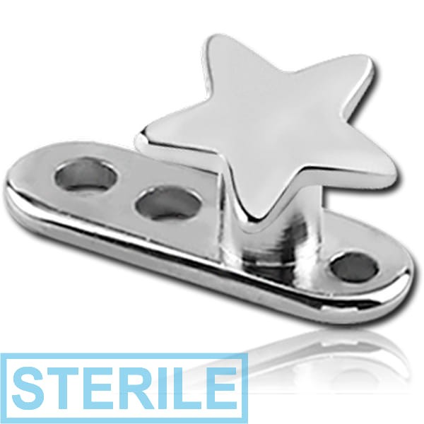 STERILE TITANIUM INTERNALLY THREADED DERMAL ANCHOR WITH STAR