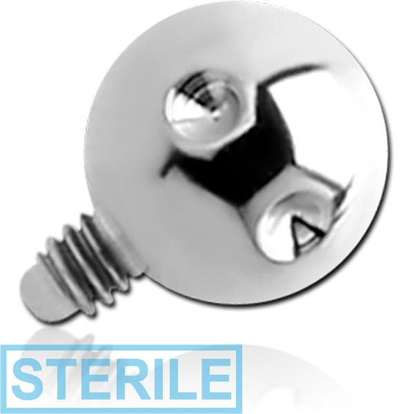 STERILE TITANIUM 6 DIMPLES SLAVE BALL FOR 1.6MM INTERNALLY THREADED PINS