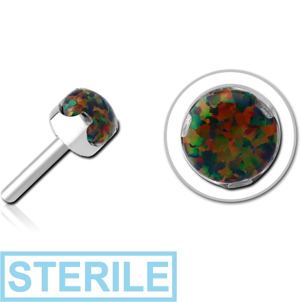 STERILE TITANIUM SYNTHETIC OPAL THREADLESS ATTACHMENT - ROUND