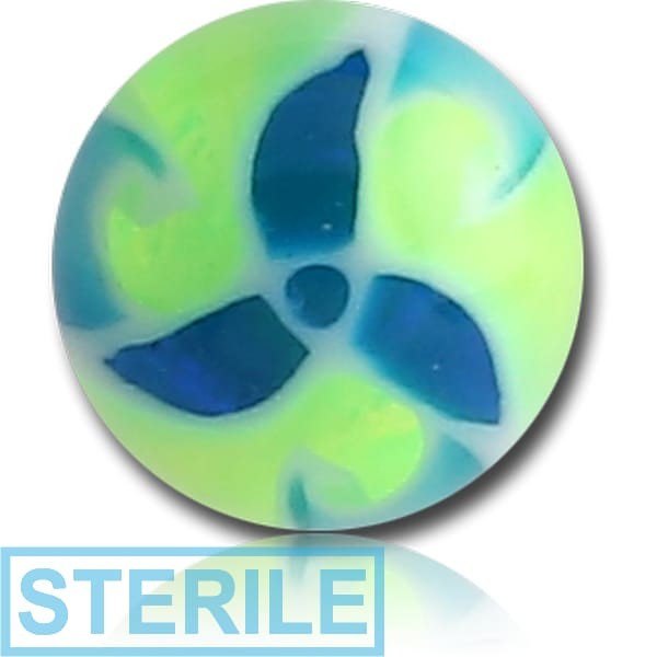 STERILE PACK OF 6 UV ACRYLIC FLOWER BALLS