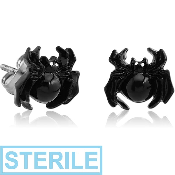 STERILE RESIN EAR STUDS PAIR