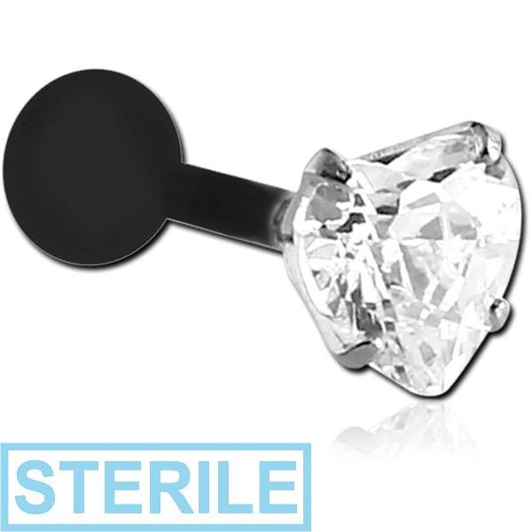 STERILE BIOFLEX INTERNAL LABRET WITH JEWELLED SURGICAL STEEL ATTACHMENT