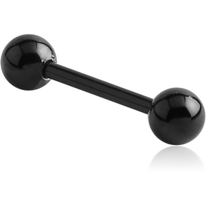 BLACK PVD COATED SURGICAL STEEL MICRO BARBELL