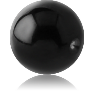 BLACK PVD COATED TITANIUM BALL FOR BALL CLOSURE RING