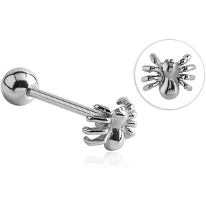 SURGICAL STEEL BARBELL - SPIDER