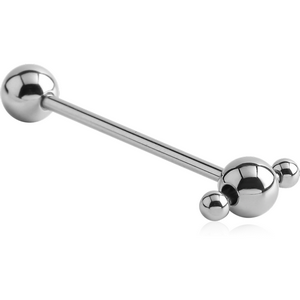 SURGICAL STEEL SPINNER BARBELL