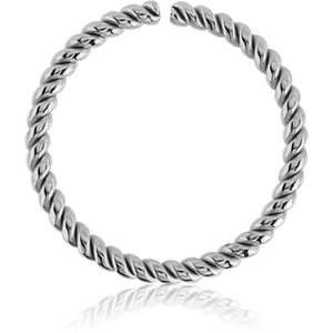 SURGICAL STEEL SEAMLESS RING - TWIST